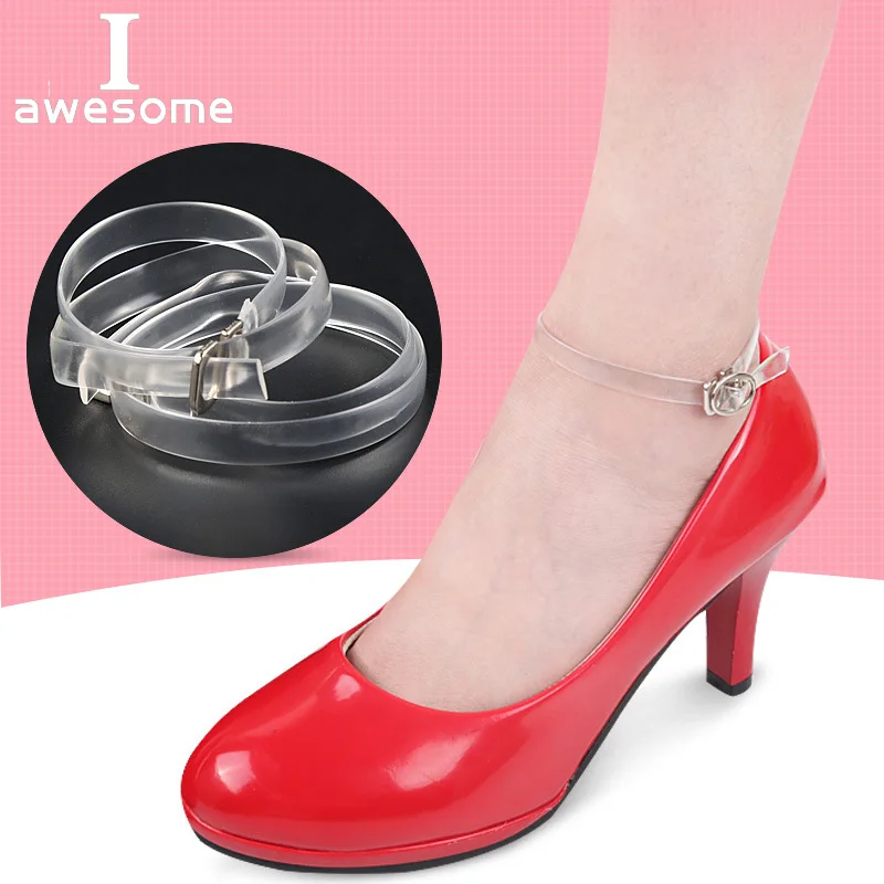 Invisible shoelaces 1 Pair High Quality Charm Women Convenient Silicone Detachable Shoes Belt Ankle Shoe Tie Lady Strap Band