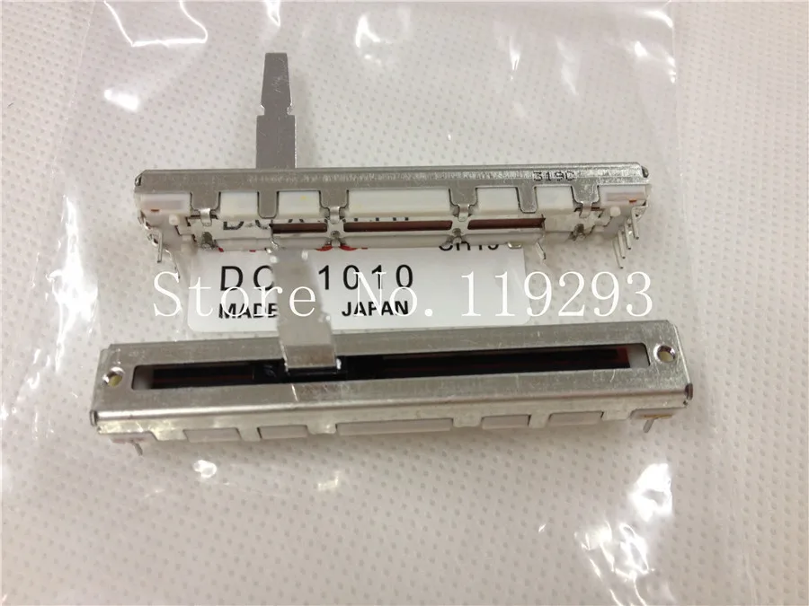 

[LAN]Original djm350 600 700 800 100% original without resistance fader ALPS 6CM B10K 10KBX2 Slide Potentiometer switchs--10PCS