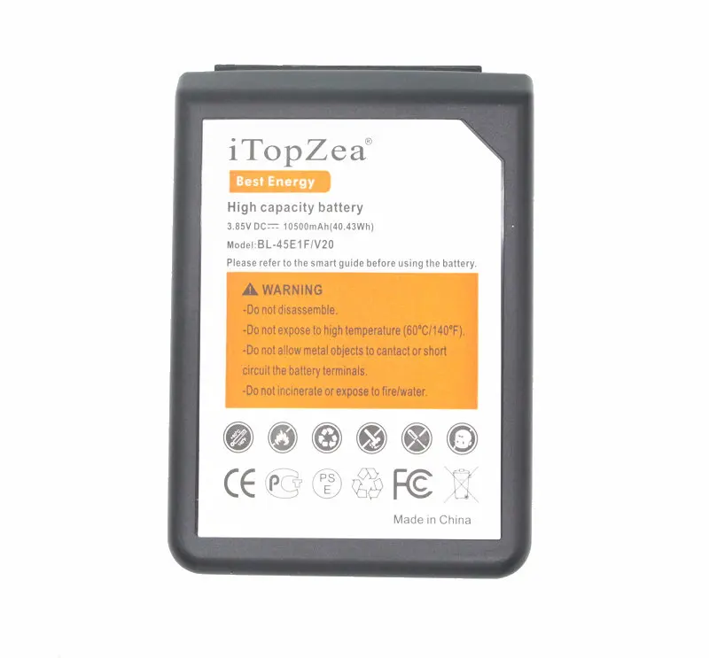 1x 10500mAh V20 Extended Battery with TPU Case BL-44E1F For LG V20 LS997 F800 VS995 US996 H990 H990DS H910 H918