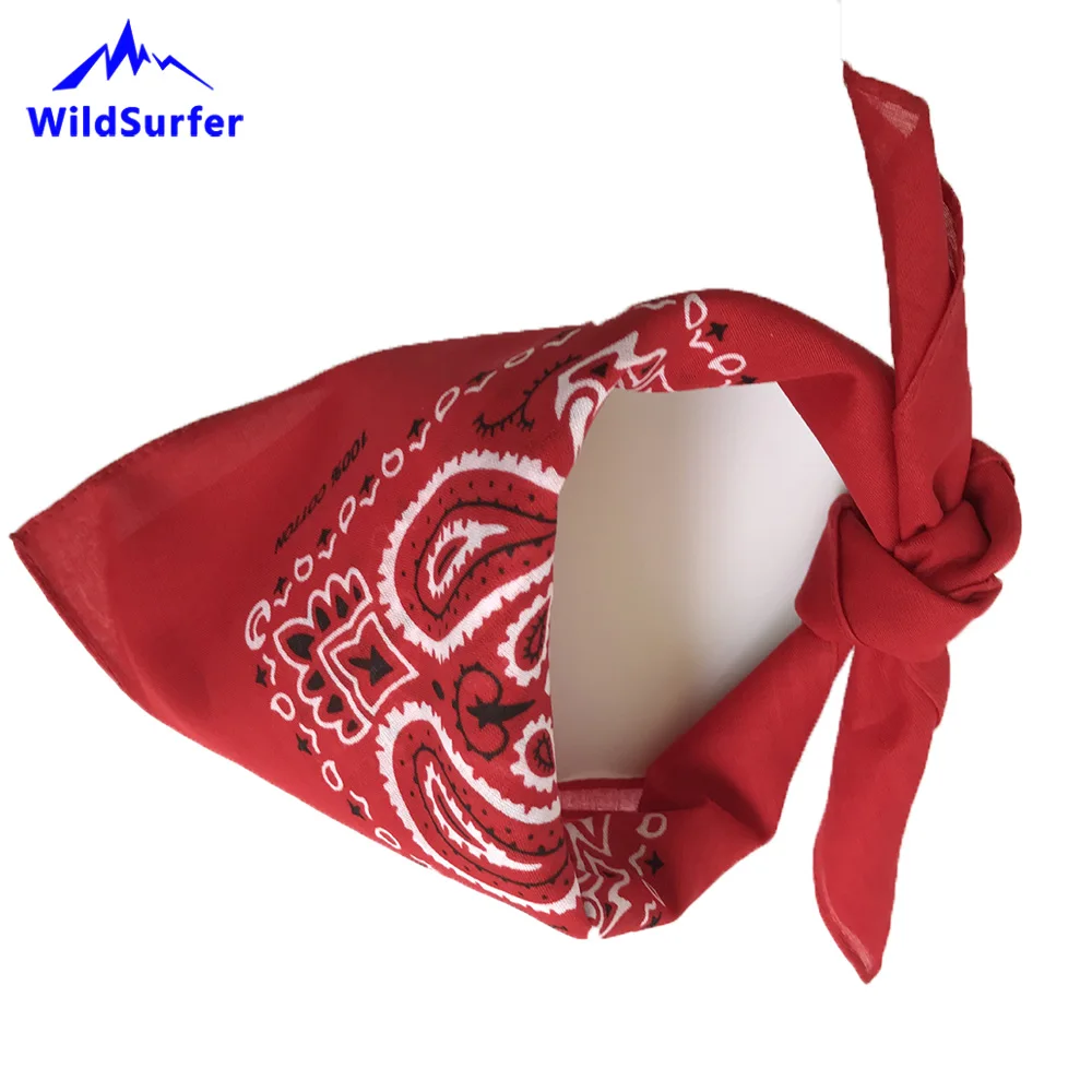 Hiking Balaclava Hiphop Scarves 100%Cotton Double Cashew Bandanas Riding Headwear Women Snood Headband Men Fishing Biker Mask