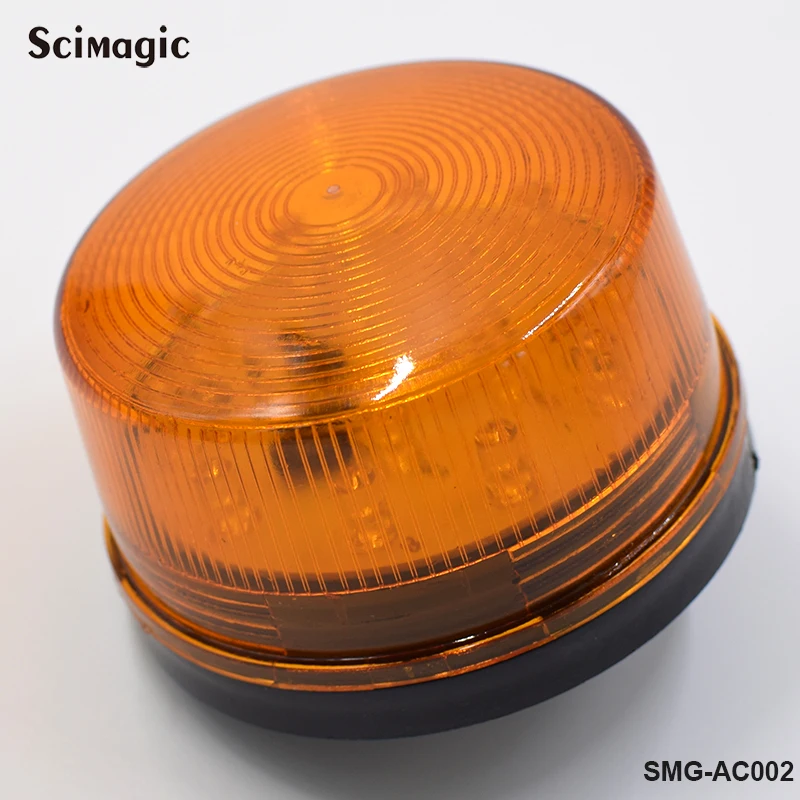 1pcs 24V Safety Alarm Strobe Signal Warning Light Yellow LED Light Flashing Light