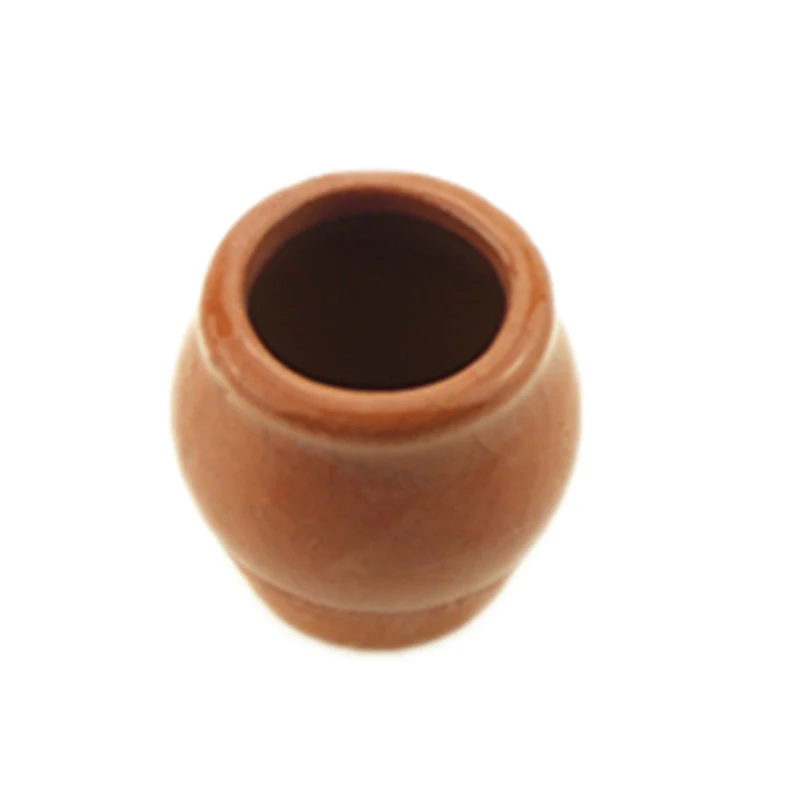 1/12 دمية مصغرة اكسسوارات صغيرة السيراميك الزهرية محاكاة الأثاث اناء للزهور لدمية ديكورات منزلية