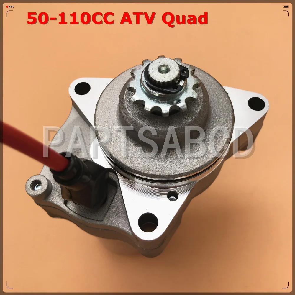 50CC 70CC 90CC 110CC ATV Quad Dirt Bike Engine Up model Starter Motor with Wires atc 107CC