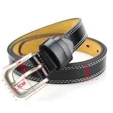 Leather Women’s Belt with Classic Buckle #5