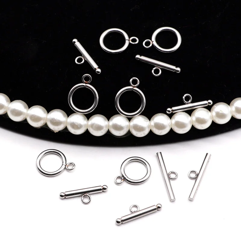 10 zestawów ze stali nierdzewnej OT złącza zaciskowe dla DIY bransoletka naszyjnik ocena biżuteria dokonywanie akcesoria hurtownie dużo luzem — zdjęcie 5