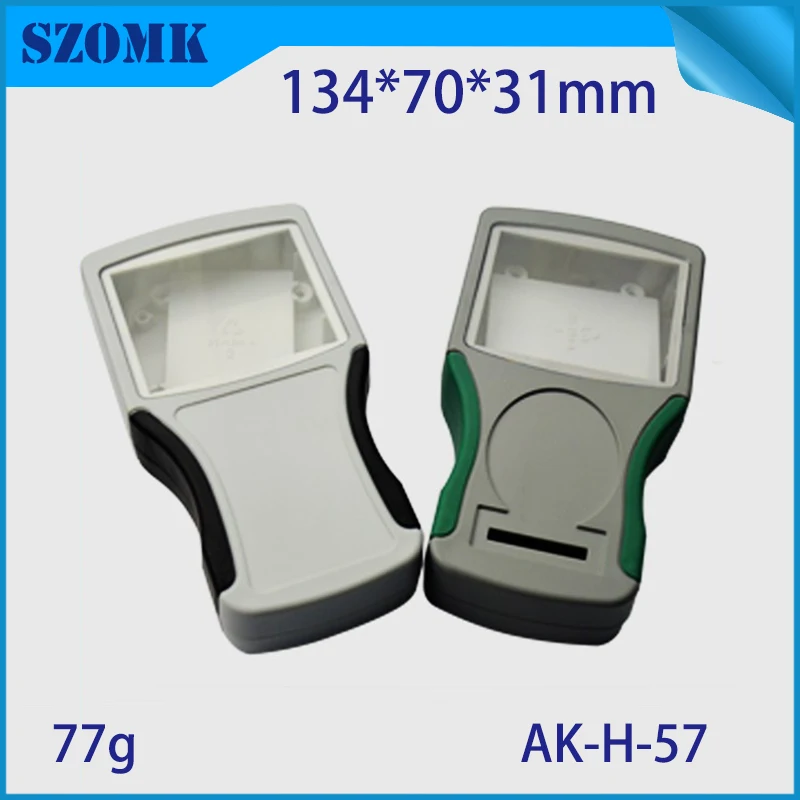 1 Piece 134*70*31mm szomk lcd display plastic box for electronics project high quality abs handheld small plastic control box