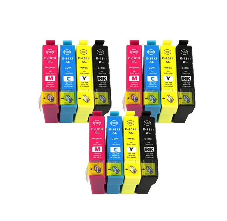 T1811-T1814 compatible ink cartridge for EPSON XP-212 XP-215 XP-312 XP-315 XP-412 XP-415 XP-225 XP-322 XP-325 printers full ink