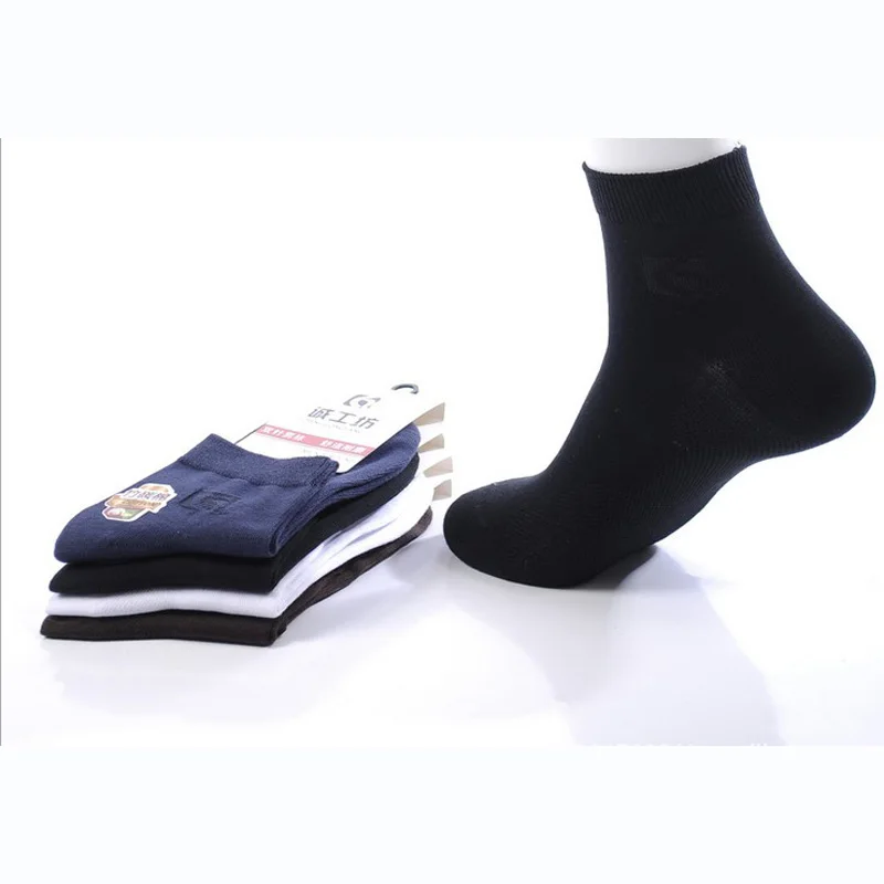 new student young boy Socks Spring Autumn Fashion bamboo Soild Business Gentleman sock 6pair teenagers young boy