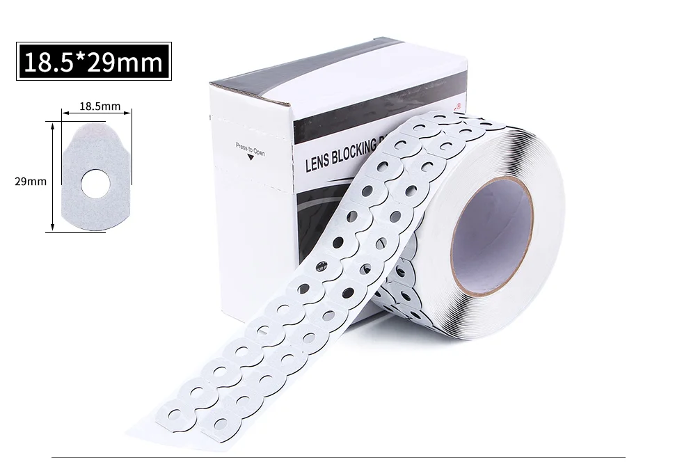 Linsenblockierpads 1000 Stück/Pads Brillen-Klebeband, optisches Klebeband mit hoher Viskosität für die Linsenbearbeitung – Detail 15