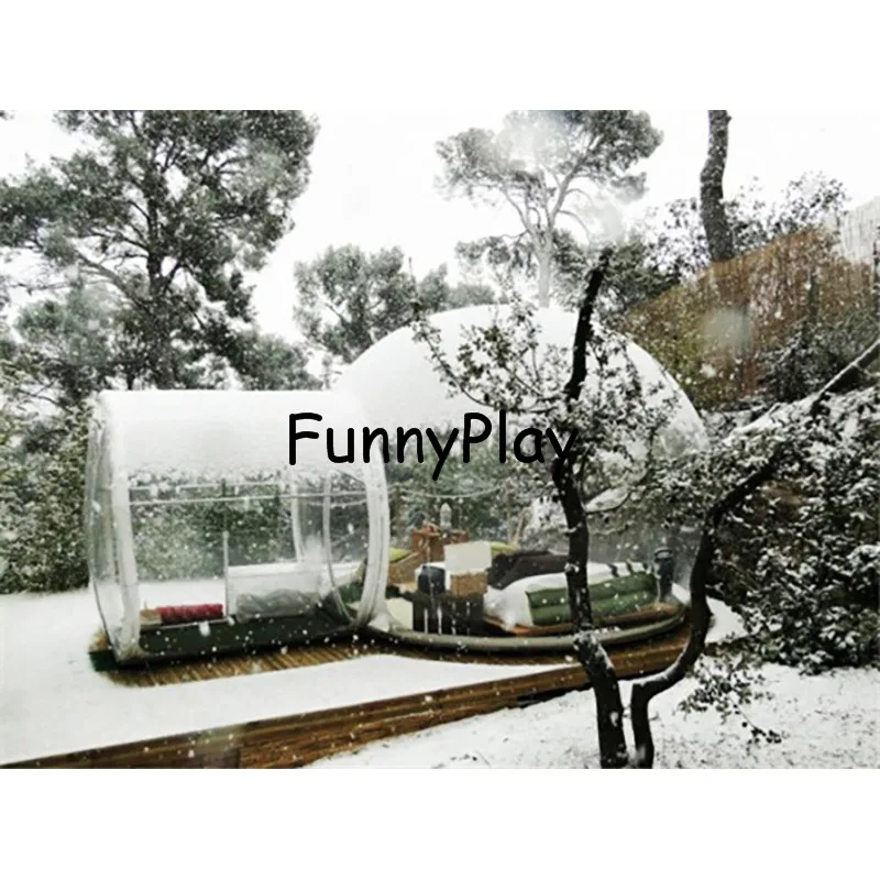 inflatable transparent tent,Hot sale inflatable bubble house,inflatable clear tents,inflatable bubble balloon tent for snow view