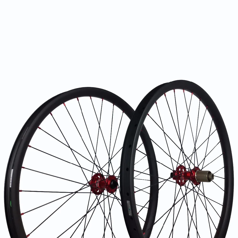 29er 650B 27.5er 26er Bead Hookless 35X25mm Cycles Mountain Bike Wheel Clincher XC Novatec D711/Powerway M32 Carbon MTB Wheelset