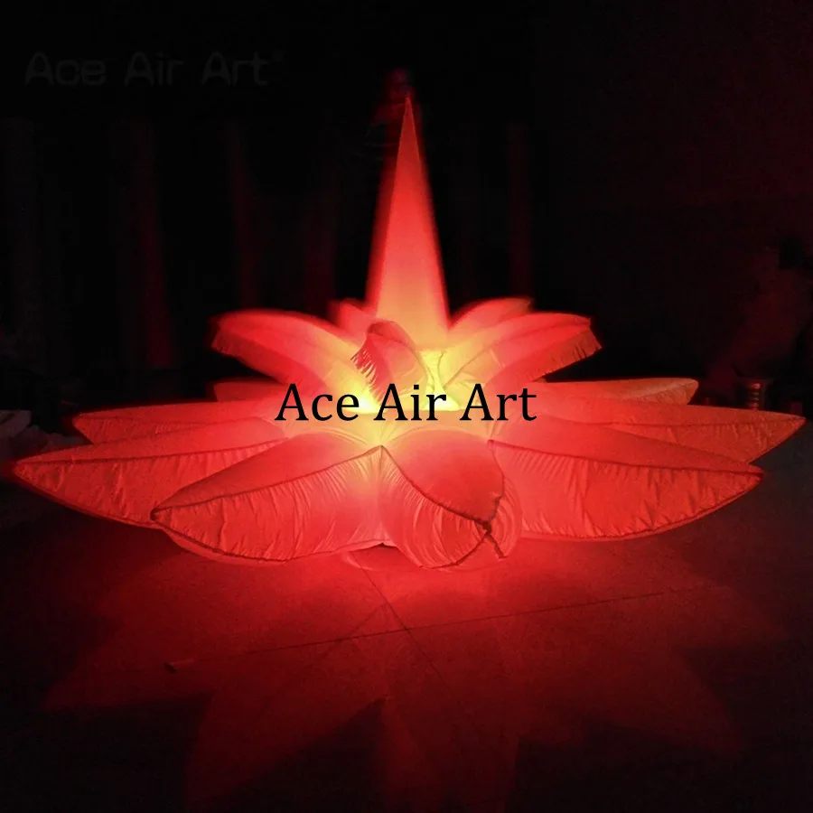 Mooie opblaasbare waterlelie Led Lotusbloem opblaasbare voor decoratie aangeboden door Ace Air Art