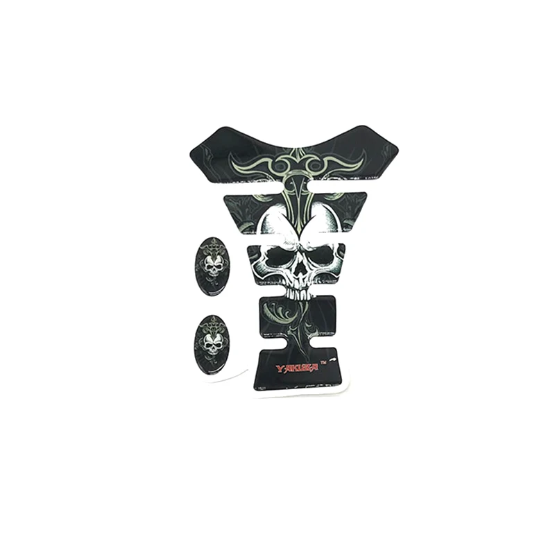 3D Motorcycle Decal Gas Fuel Oil Tank Pad Protector Skull Racing Car Sticker For Yamaha Honda suzuki Kawasaki BMW Ninja Harly