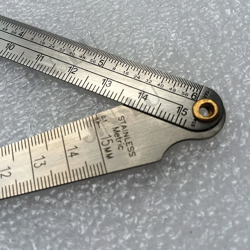 Trasporto Libero 1-15mm Conico di Saldatura Gage righello Prova Saldatore