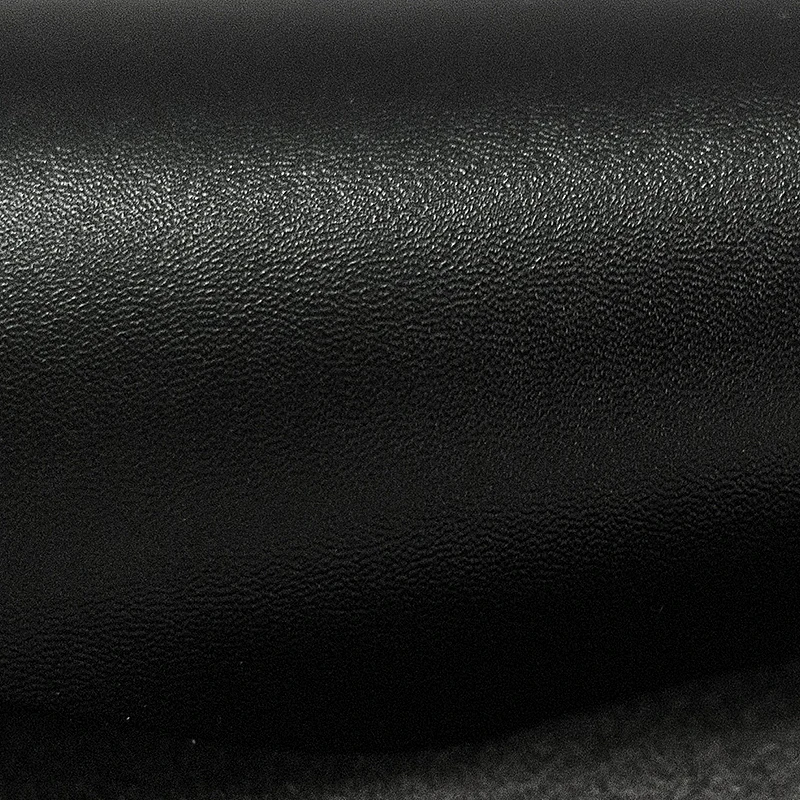 0.7mm Thickness Black Super Fiber Napa Texture Car Seat/Sofa/Bag Leather Material