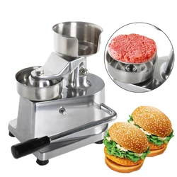 Itop Hamburger Burger Fleisch presse Maschine & 500 Blatt Papier Aluminium legierung Durchmesser/15 cm Fast-Food-Shop Burger Shop Werkzeug