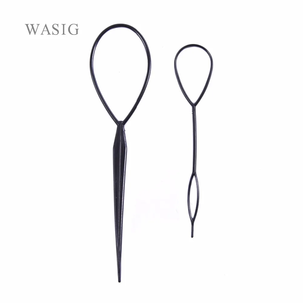 

2pcs/set Pull Hair Needle Ponytail Hair Braider Creator Loop Styling Tail Clip Hair Braid Maker Styling DIY Tools