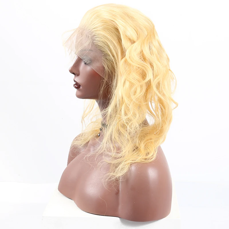 613 Blonde Color 360 Lace Frontal Closure Pre Plucked With Baby Hair Brazilian Body Wave 100% Human Hair Ever Beauty Hair Remy