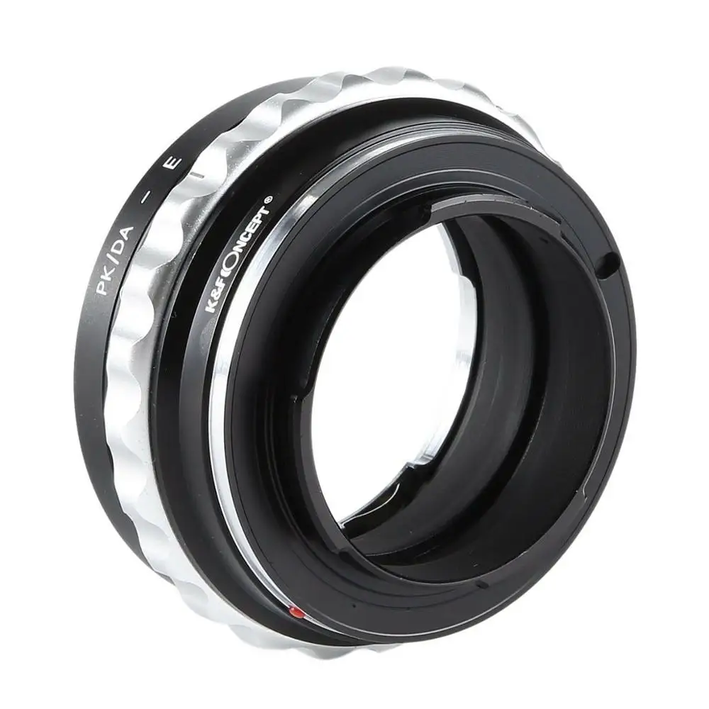 K&F Concept PK/DA-E Adapter for Pentax DA K mount lens to  E mount a7r2 a7m3 a7m2 a6500 a6400 a73 a7R3 NEX3 NEX5 Lens Adapter