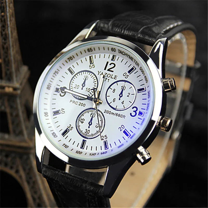 YAZOLE 2022 Mens Watches Top Brand Luxury Famous Bracelet Male Clock Leather Strap Quartz Wristwatch relógio masculino montre