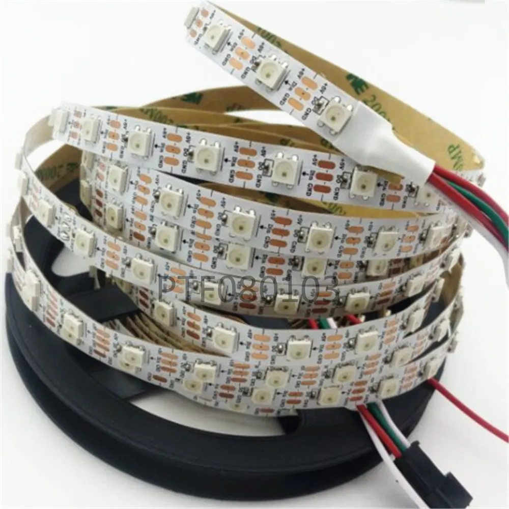 5M 1M LED Strip Light WS2812 2812B RGB Strip 60Leds IP33 IP65 IP67 Waterproof Colorful Tape Lamp