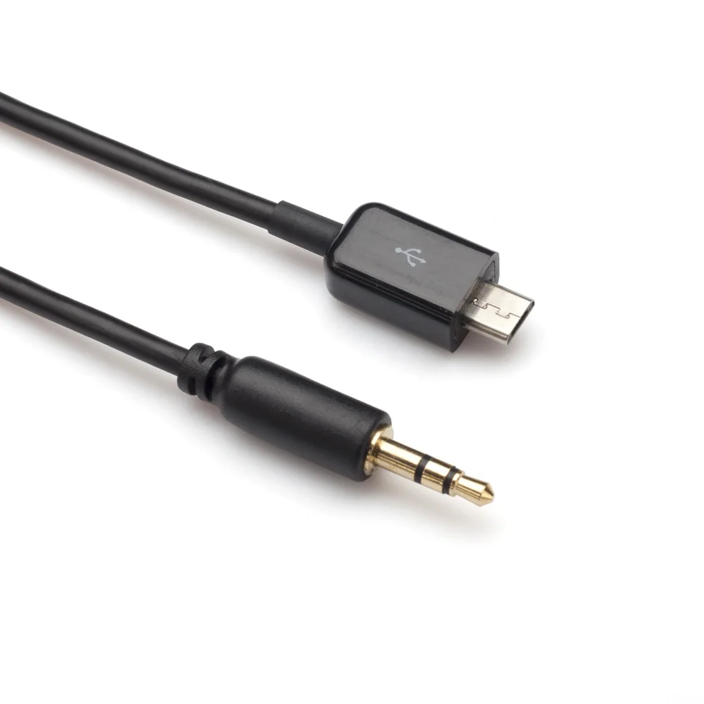 كابل إخراج صوت سينلون-AUX ، مايكرو يو إس بي إلى ستيريو ، سيارة 95.0 ، سامسونج غالاكسي S3 i300 S2 i9100 i9220