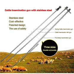 livestock Cattle Cow Artificial Insemination Gun Stainless Steel Cattle Insemination Gun Cattle