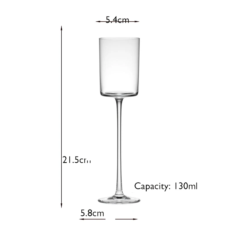 4PCS Champagne Flute Glasses Cocktail Glasses Elegantly Designed Hand Blown, Lead Free,  Champagne Cups Set of 4