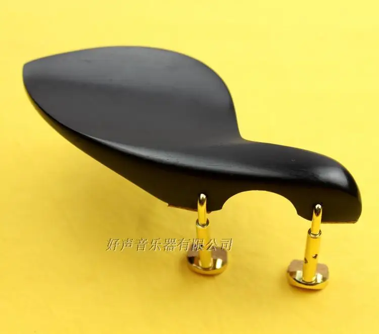 1pc New Ebony 4/4 Violin Chin rest + Golden Screw, violin parts