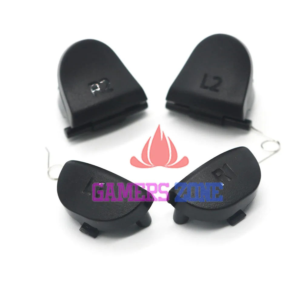 5 مجموعات للبلاي ستيشن 4 دينار 001 010 030 040 050 L1 L2 R1 R2 زر الزناد استبدال مجموعة ل PS4 المراقب المالي