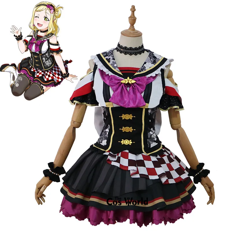 Love Live Sunshine Aqours New Year Takami Chika Ohara Mari Kurosawa Ruby Dia Outfits Customize Anime Cosplay Costumes
