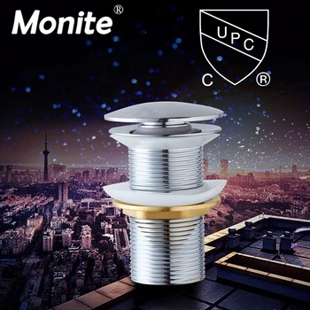 Pirinç pop up drenaj Taşma olmadan Ev Çubukları için Lavabo CUPC Banyo Damar Banyo Accessaraies