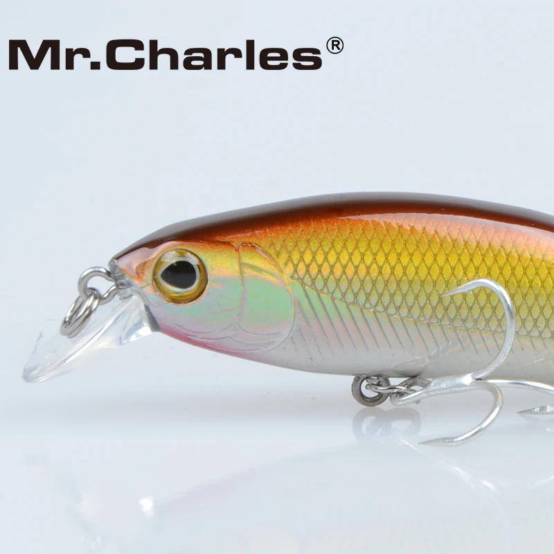 Mr.Charles CMC012 Fishing Lures , 80mm/10.2g 0-0.8m Suspending High Quality Minnow Crankbait Fishing Lure Hard Bait