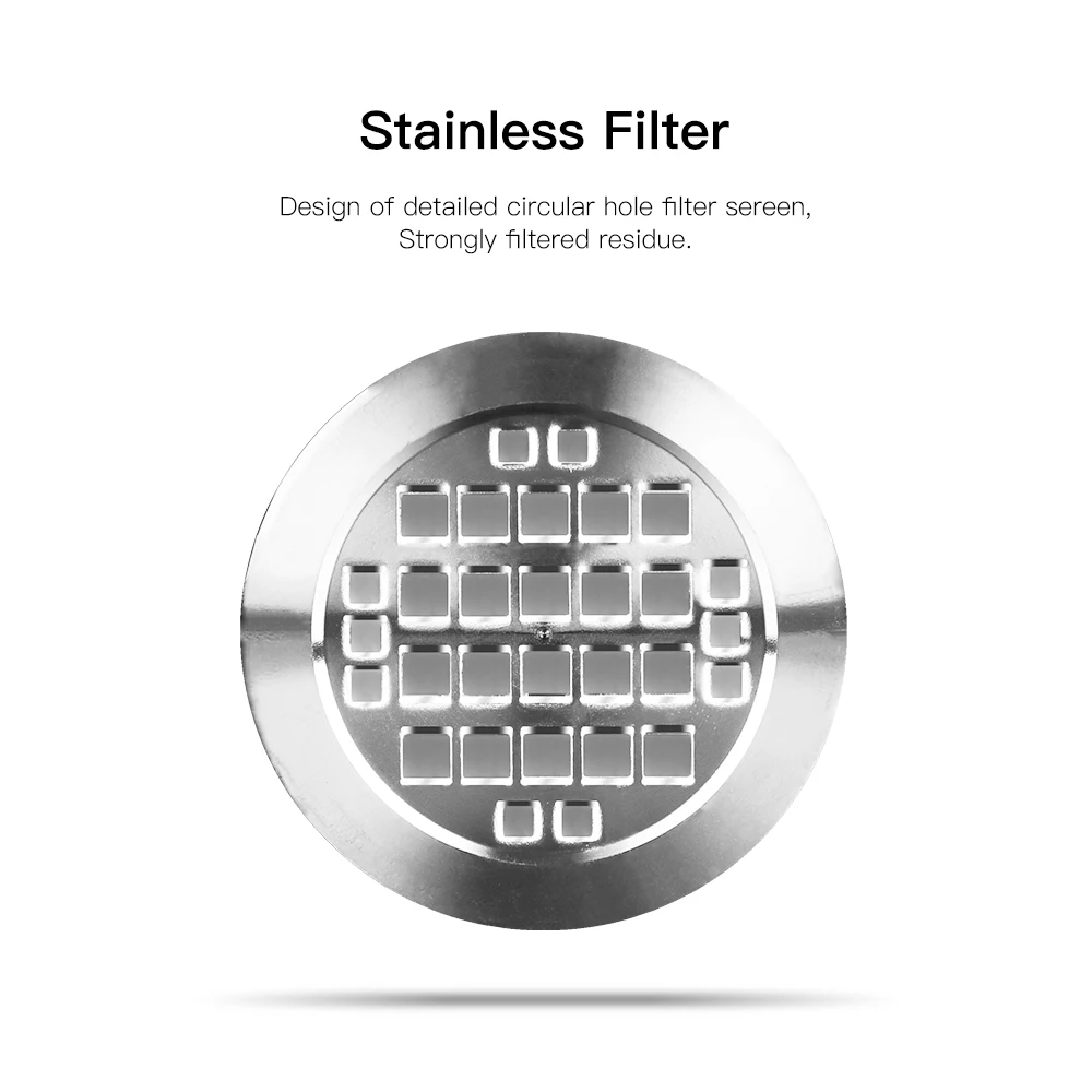 iCafilas For Nespresso Refillable Stainless Steel Coffee Filters Capsule Espresso Reusable Coffee Cup Pods With Tamper Spoon