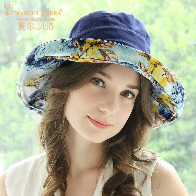 

Bucket Hat Women Summer UV Shade Fisher Hats Outdoor Sun Protection Holiday Fisherman Cap Girl Cotton Linen Visor Caps H6673