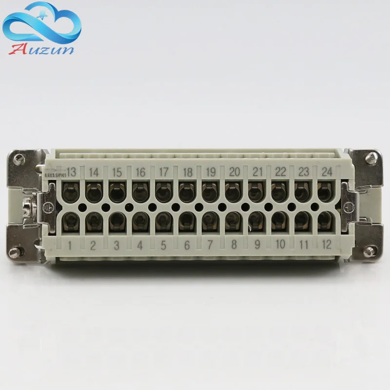 24 core Heavy duty connector HDC-HE-24 The male connector and the female connector 16A500V Aviation plug core