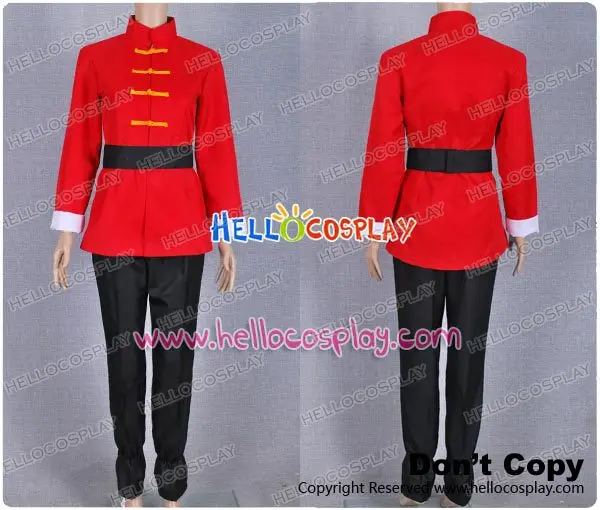 Ranma 1/2 Cosplay Boy Part Saotome Costume H008