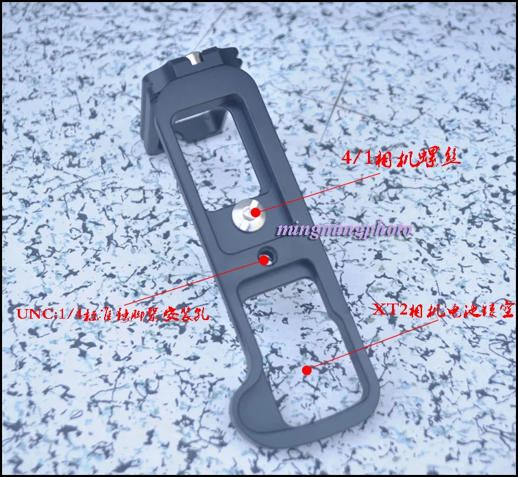 A forma di L scatto verticale staffa piastra a sgancio rapido supporto impugnatura per Fuji Fujifilm X-T2 XT2 fotocamera Arca treppiede svizzero