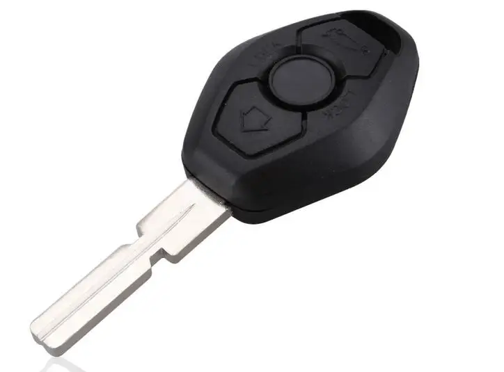 

3 Button Remote Key Shell Case For BMW 3 5 7 Series X3 X5 With 4 Track Blade Fob Key Cover (backside with the words 433Mhz)