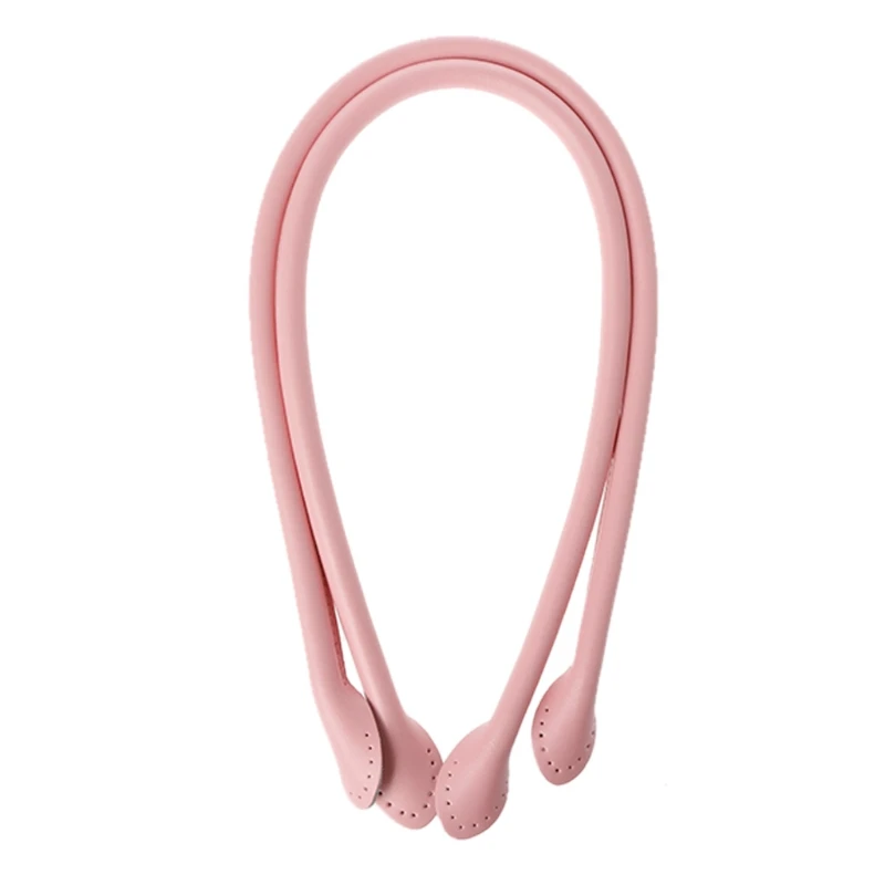 FASHIONS KZ 2 uds 60cm correa de bolso de cuero dividido asa de bolso bolsas de cuerda reemplazo para accesorios de mano DIY orejas redondas KZ0003