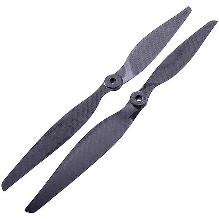 8x5.0 3K Carbon Fiber Propeller CW CCW 8050 CF Props for Quadcopter Hexacopter Multi Rotor DIY RC Aircraft Donre 8inch Paddles