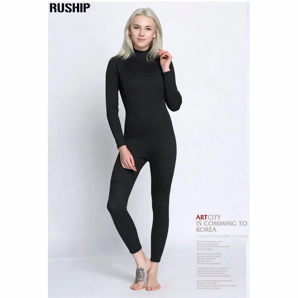 Muta da donna di alta qualità da 2MM Sof muta da sub in Neoprene monopezzo a maniche lunghe muta da sub Super elasticità attrezzatura da Surf