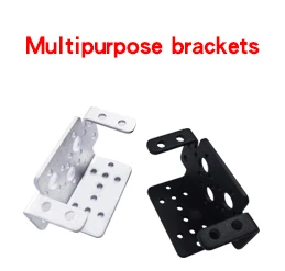 10pcs/lot Aluminum Brackets For Standard Servos And DIY Robot Arm Mechanical Robot Mount Wholesale Retail