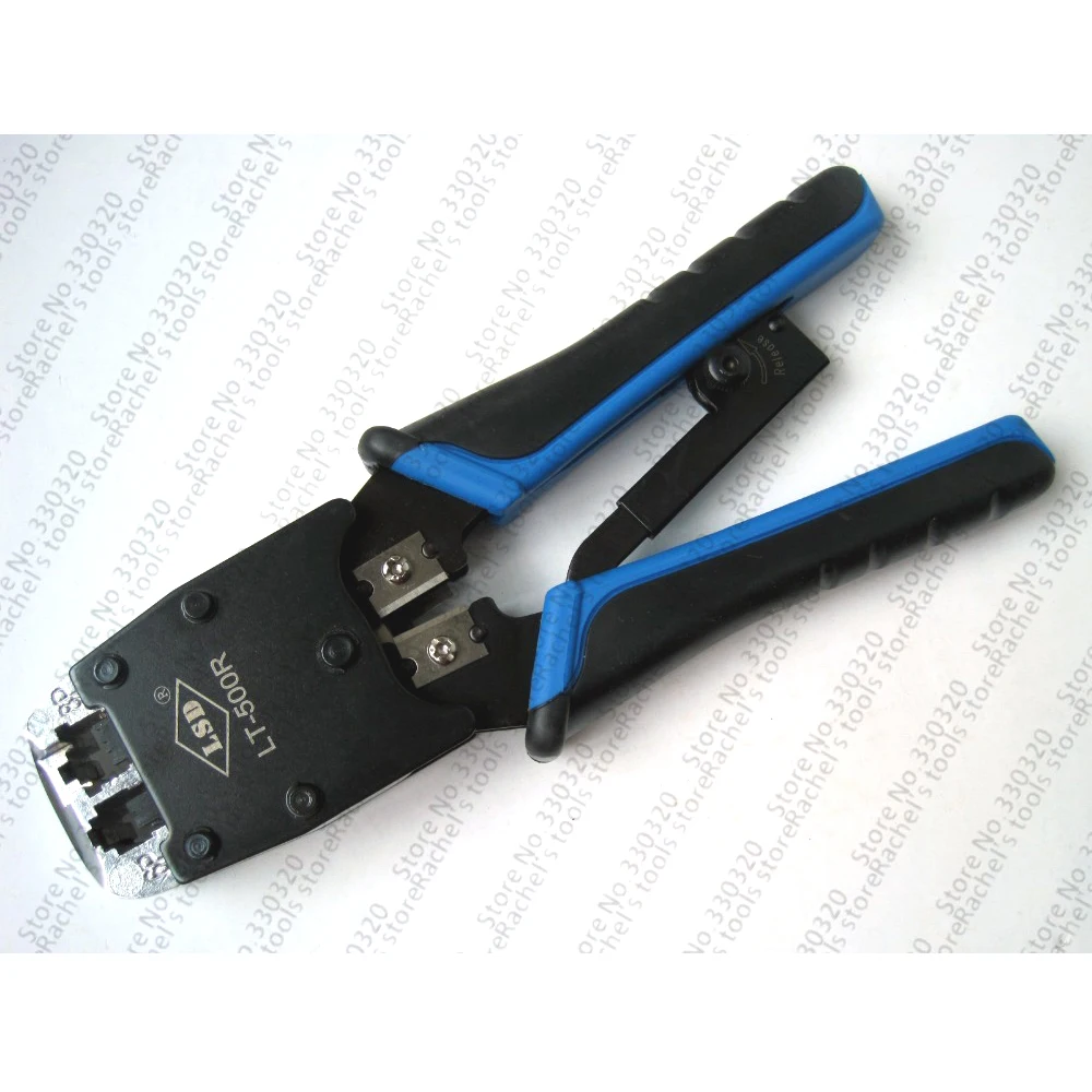 8P/6P RJ45 Crimping Tool Multifunctional Ratchet PC UTP/STP Network Cable Crimp Plier LT-500R