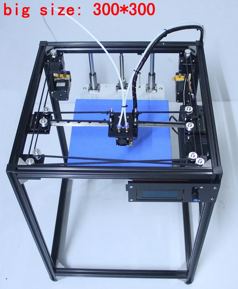 ifancybox 3 XXL dual 2020 big size DIY corexy 3d printer Kit linear guide aluminum Frame dual color extruder 3d printer