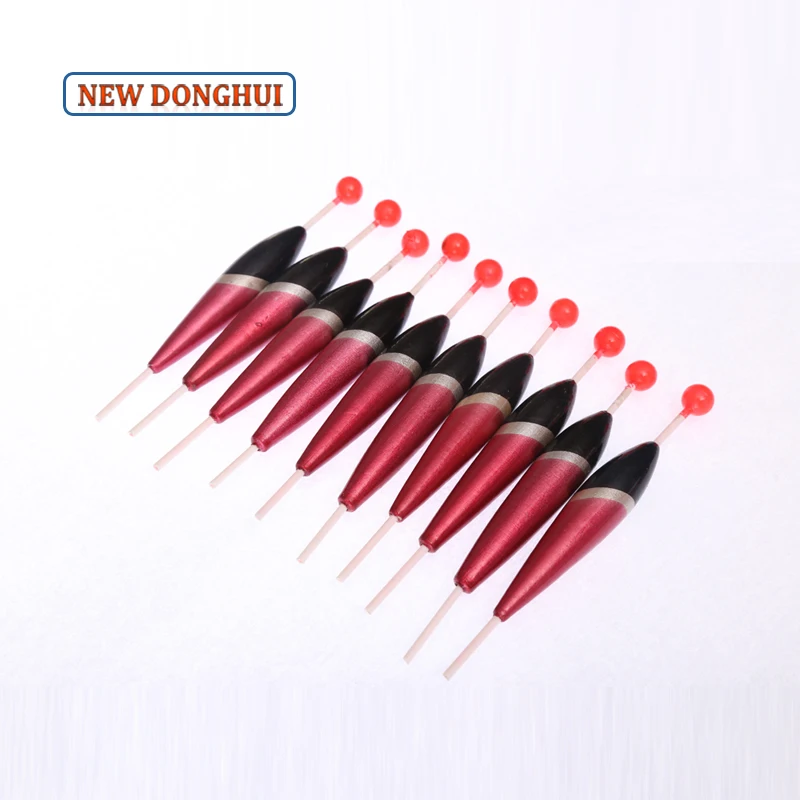 Newdonghui 10/30pcs Slide Carp Fishing Floats Set Buoy Bobber Float For Fishing Long Tail 5g 15CM Fishing Accessories Wedkarstwo