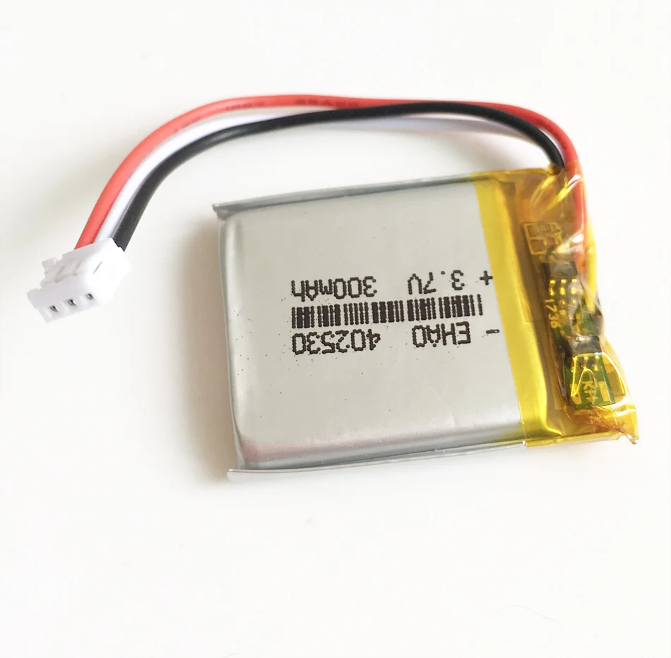 5 szt. 3.7V 300mAh litowo-polimerowa Lipo akumulator 402530 + JST ZH 1.5mm 3-pinowe złącze do MP3 GPS zestaw słuchawkowy inteligentny zegarek