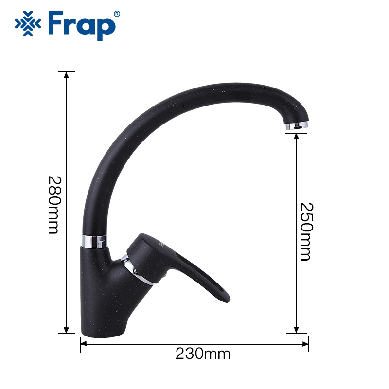 Frap Modern Multicolor Spray painting Kitchen Faucet Cold and Hot Water Mixer Tap Single Handle 360 Rotation F4166-7/8/9/10