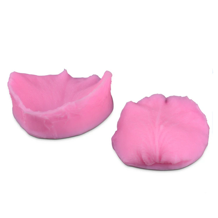 3D Food Grade Silicone Mold DIY Rose Petal Leaf Shaped Silicone Cake Mold Cake Fondant Chocolate Cake Mold Bakeware D254
