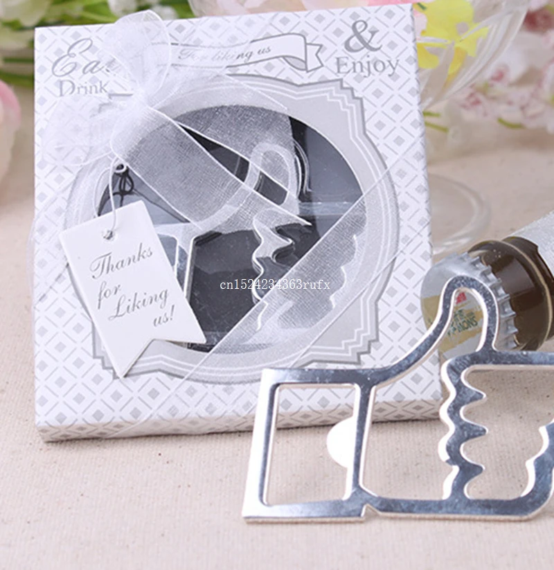 200pcs Like Bottle Openers Wedding Favors and Gifts Facebook Bottle Opener in Gift Boxes Bridal Shower Gifts